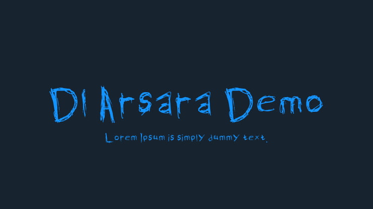 Dl Arsara Demo Font