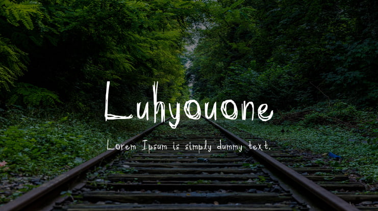 Luhyouone Font