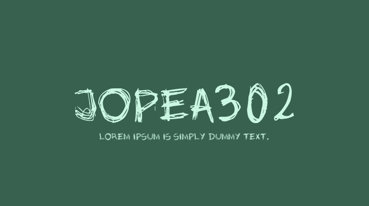 jopea302 Font
