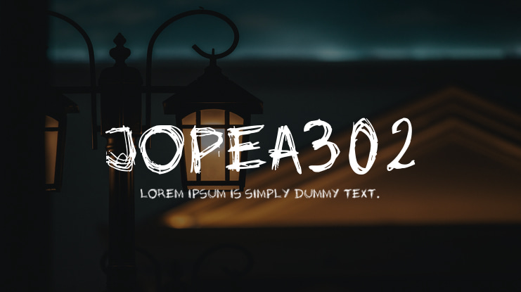 jopea302 Font