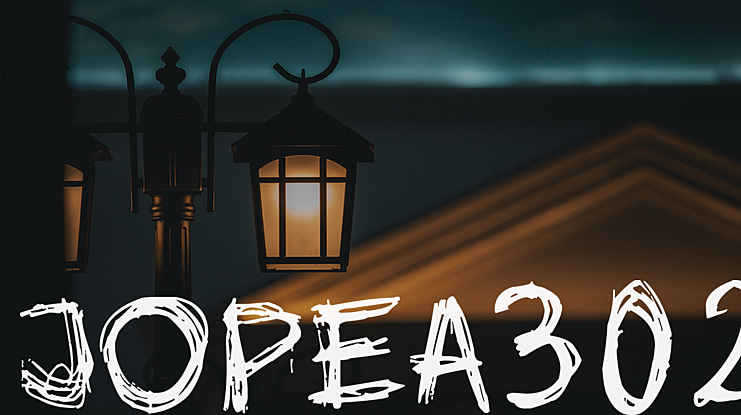 jopea302 Font