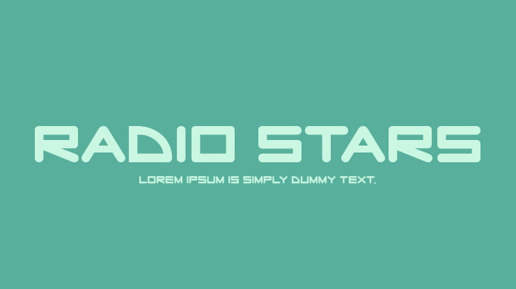 Radio Stars Font