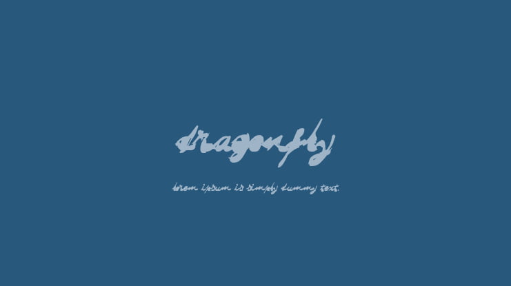 DRAGONFLY Font