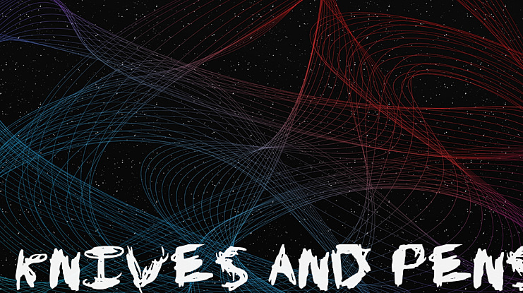 Knives and Pens Font