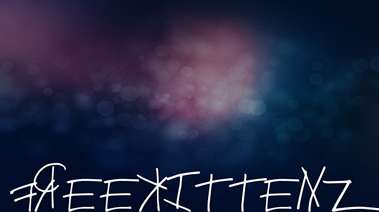 FreeKittenz Font
