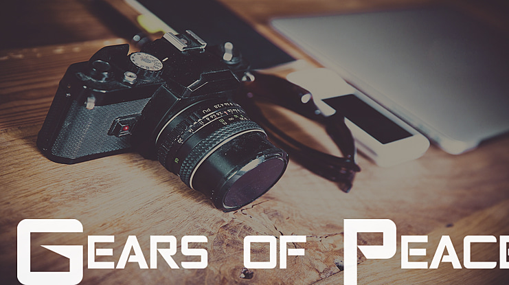 Gears of Peace Font
