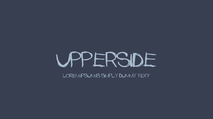 UpperSide Font
