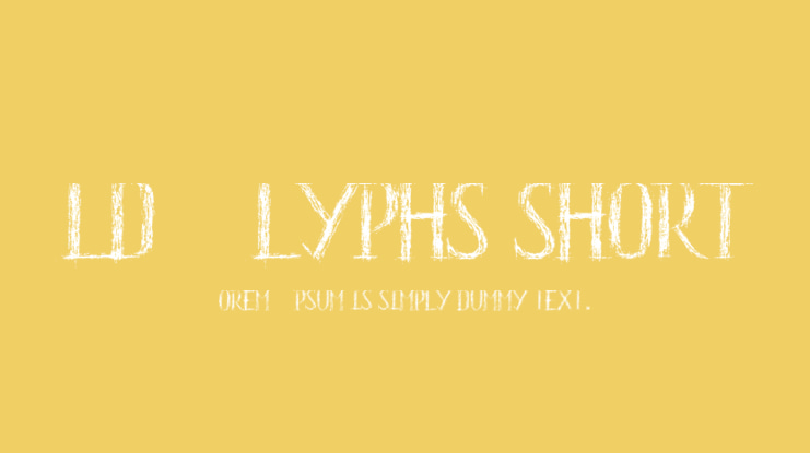 HKH Old Glyphs short Font