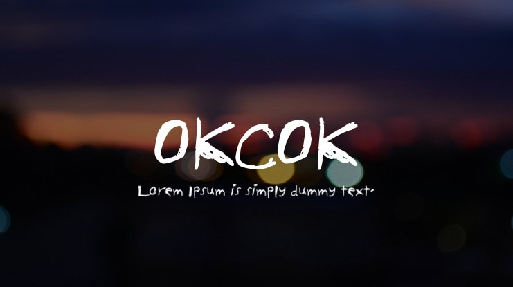 OKCOK Font