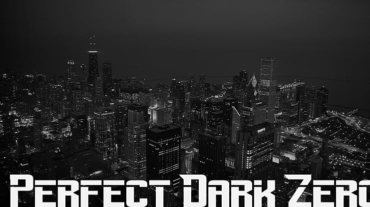 Perfect Dark Zero Font