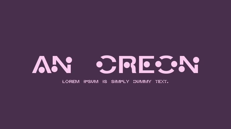 An Creon Font