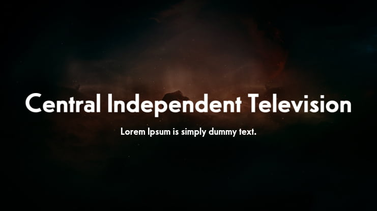 Central Independent Television Font