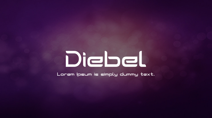 Diebel Font