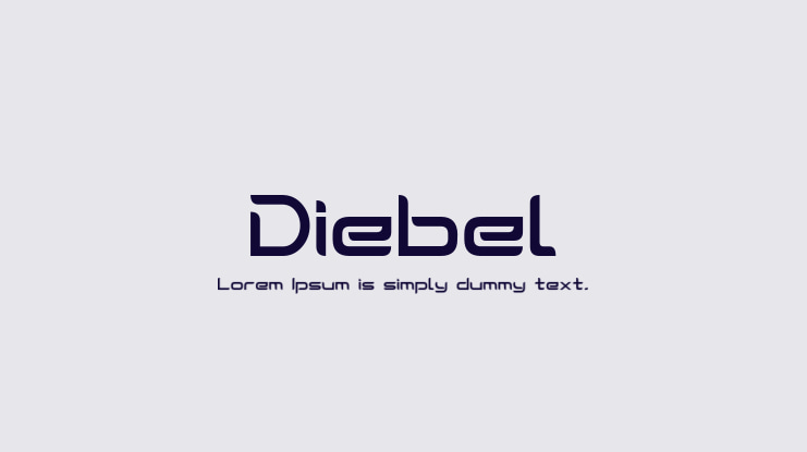 Diebel Font