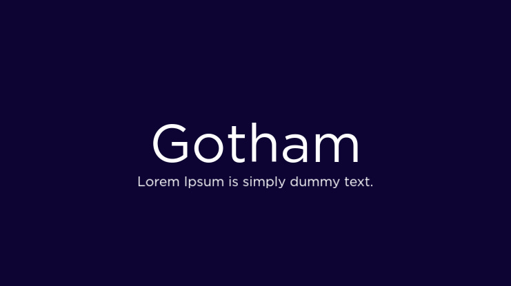 Gotham Font Free Mac Gotham Font Free Mac