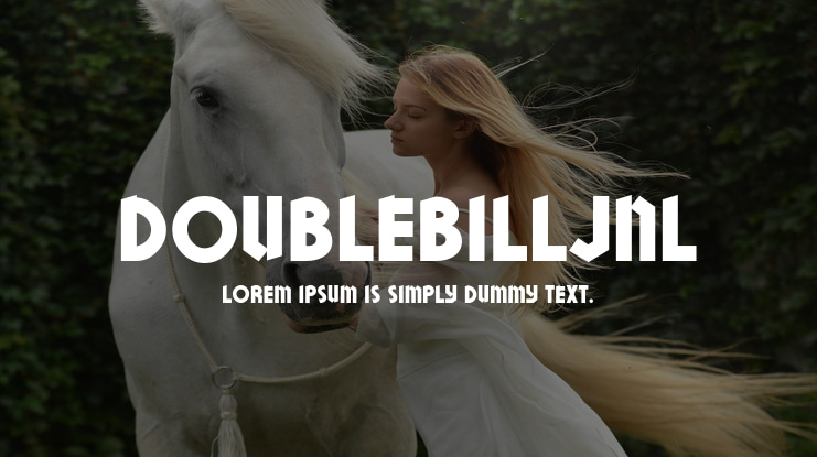 DoubleBillJNL Font