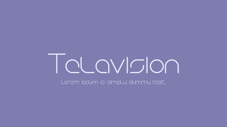 Telavision Font