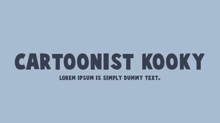Cartoonist Kooky Font
