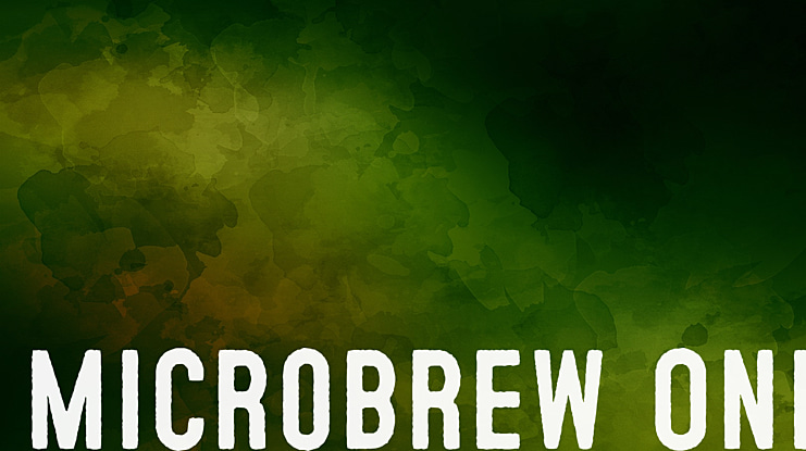 Microbrew One Font Family