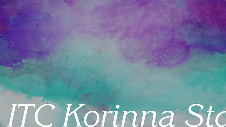 ITC Korinna Std Font Family