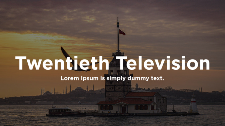 Twentieth Television Font
