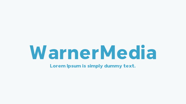 WarnerMedia Font
