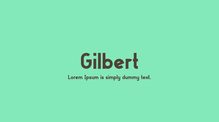 Gilbert Font Family