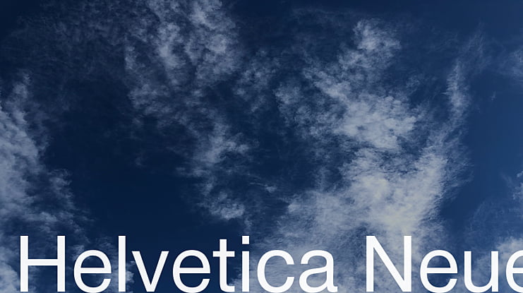 Helvetica Neue Font Family