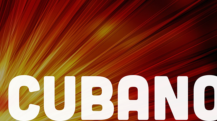 Cubano Font Family
