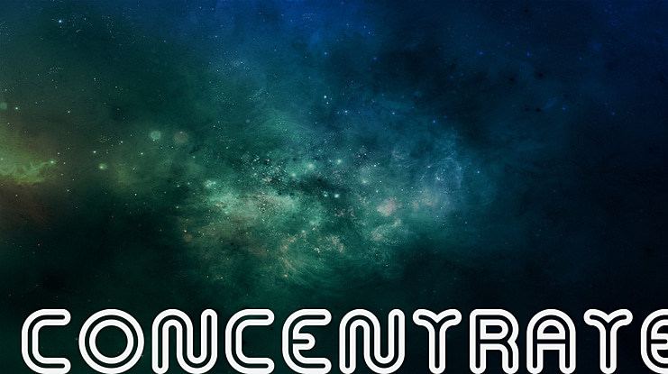 Concentrate Font Family