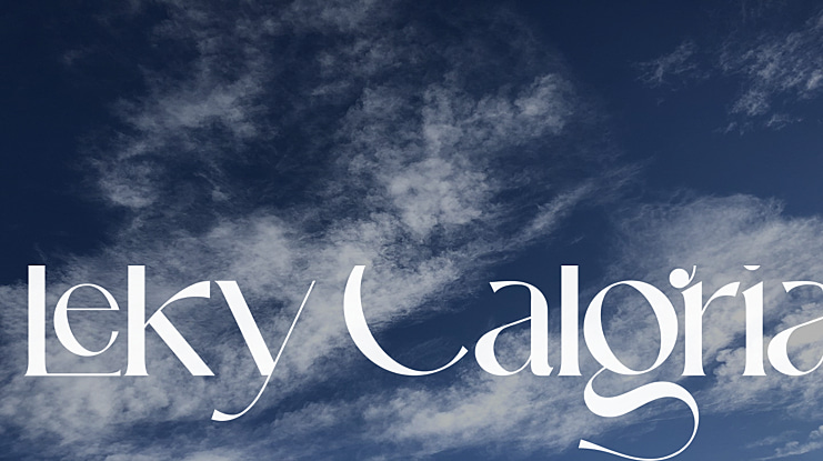 Leky Calgria Font