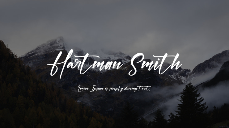 Hartman Smith Font
