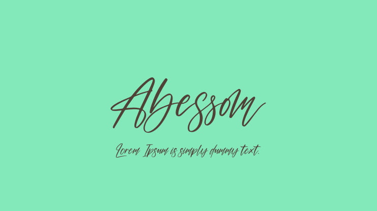 Abessom Font