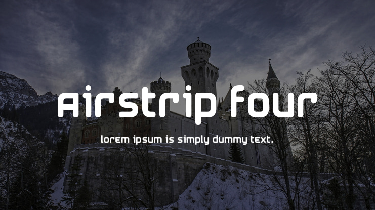 Airstrip Four Font