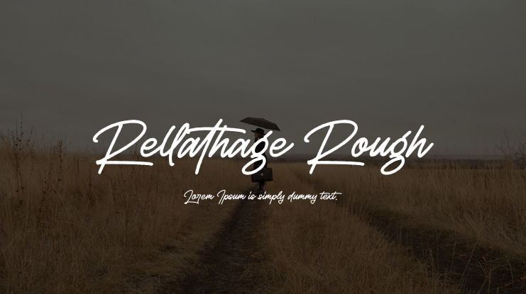 Rellathage Rough Font