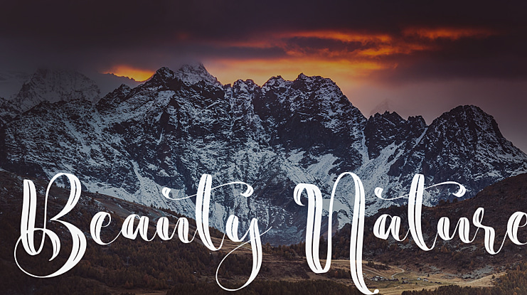 Beauty Nature Font