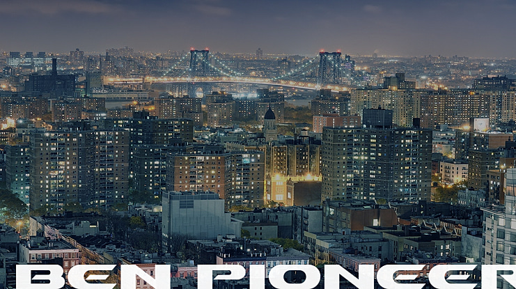 Ben Pioneer Font