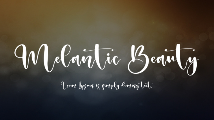 Melantic Beauty Font