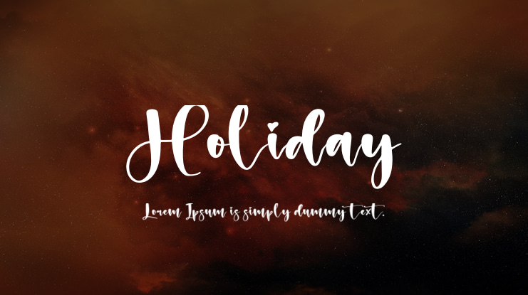 Holiday Font