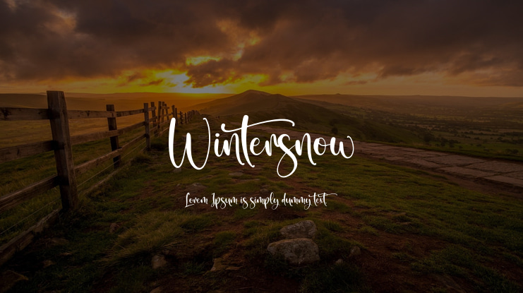 Wintersnow Font