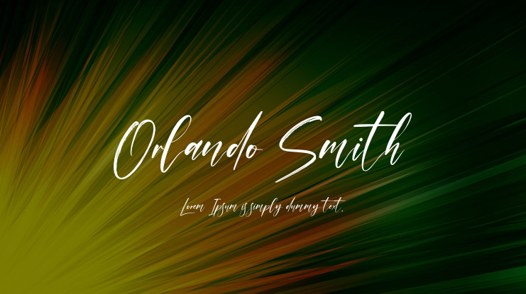 Orlando Smith Font