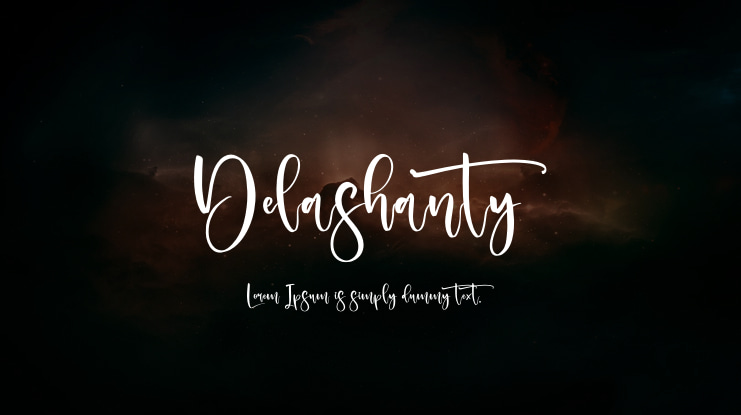 Delashanty Font