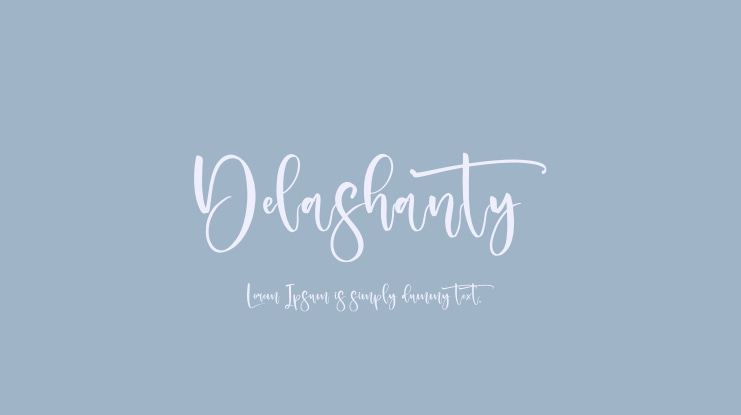 Delashanty Font