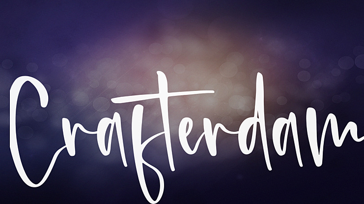 Crafterdam Font