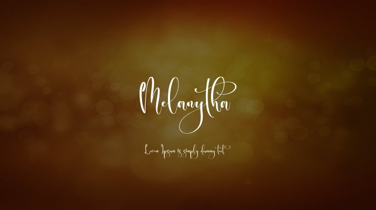 Melanytha Font