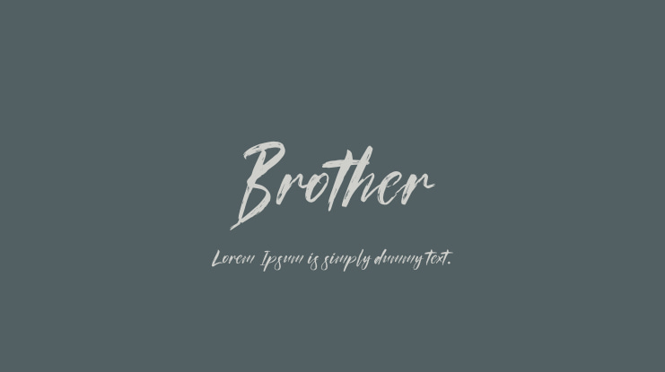 Brother Font