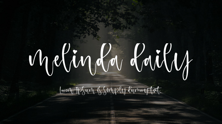 melinda daily Font