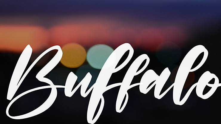 Buffalo Font