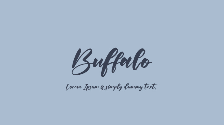 Buffalo Font