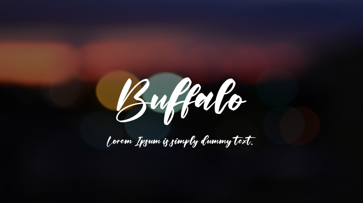 Buffalo Font